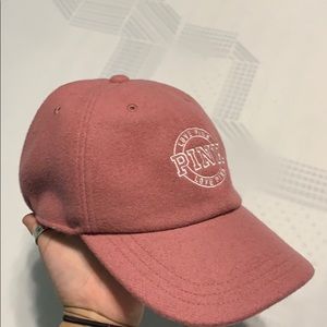 The brand pink- pink hat